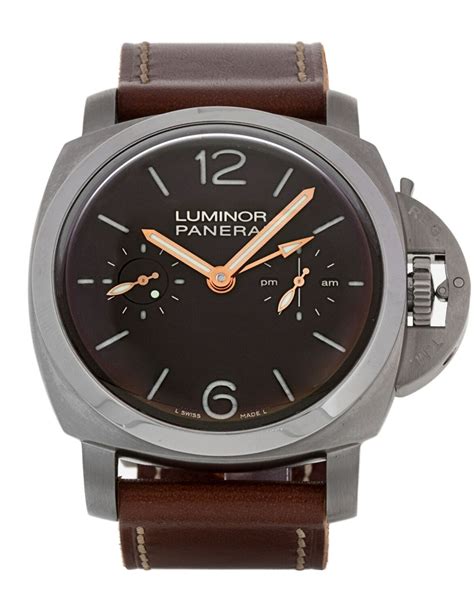 panerai luminor militare tourbillon|panerai luminor gmt review.